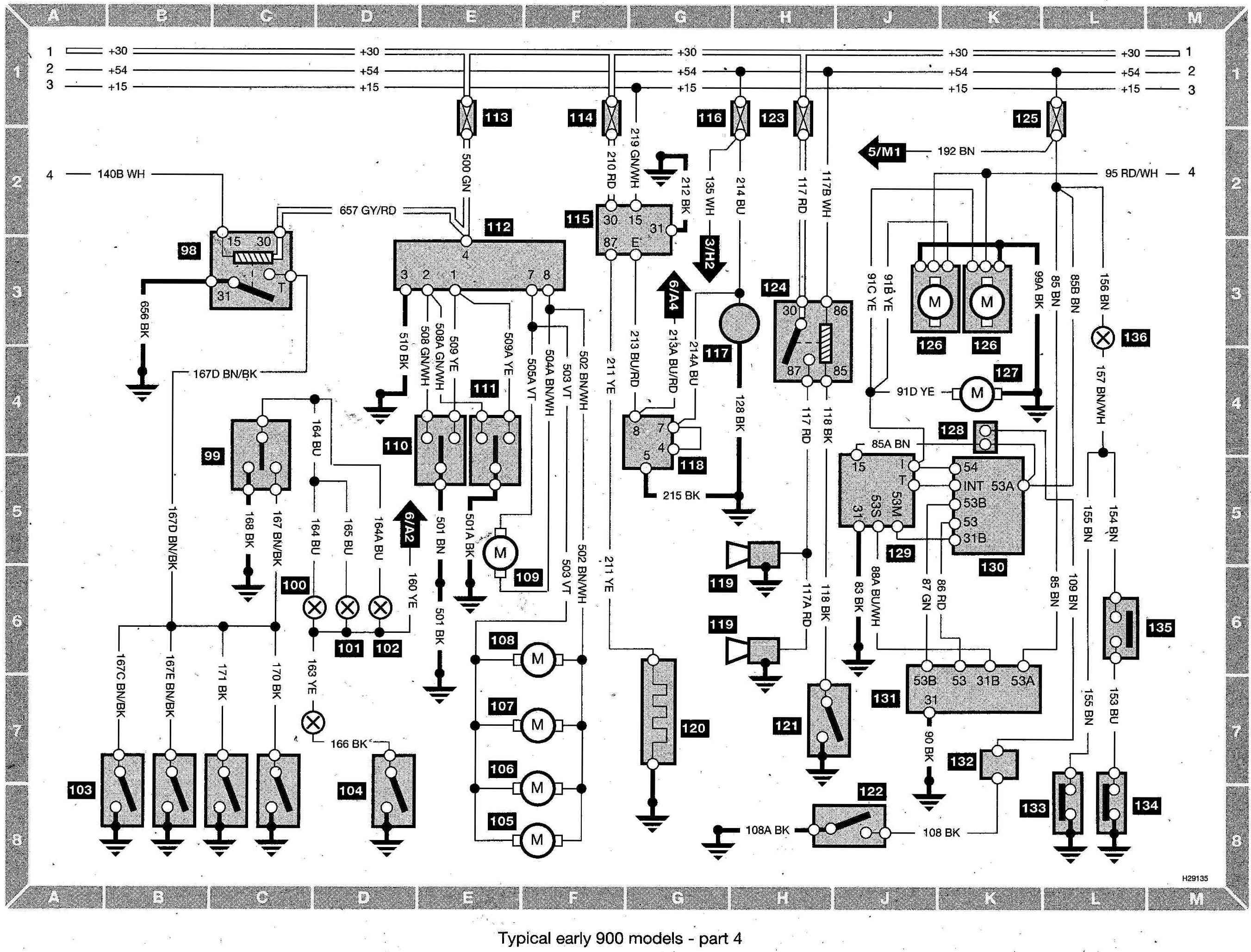 Saab 900 Wiring Diagram - Wiring Diagram